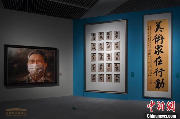 近200件抗疫主题美术作品亮相国家博物馆