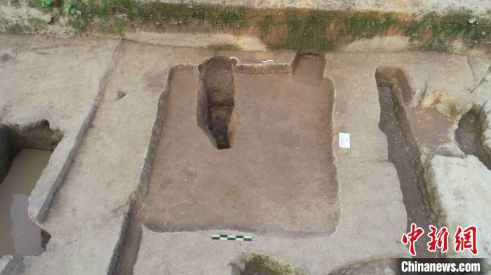 图为北辛文化房址。受访者供图 图为北辛文化房址。受访者供图