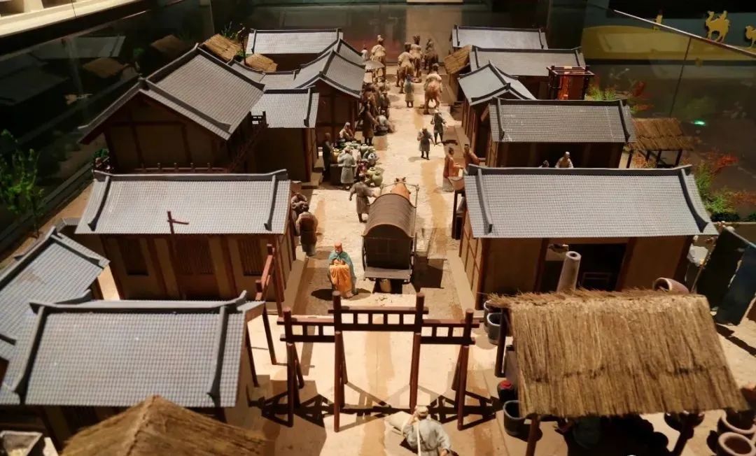 第一展厅“煌煌帝都”的展示