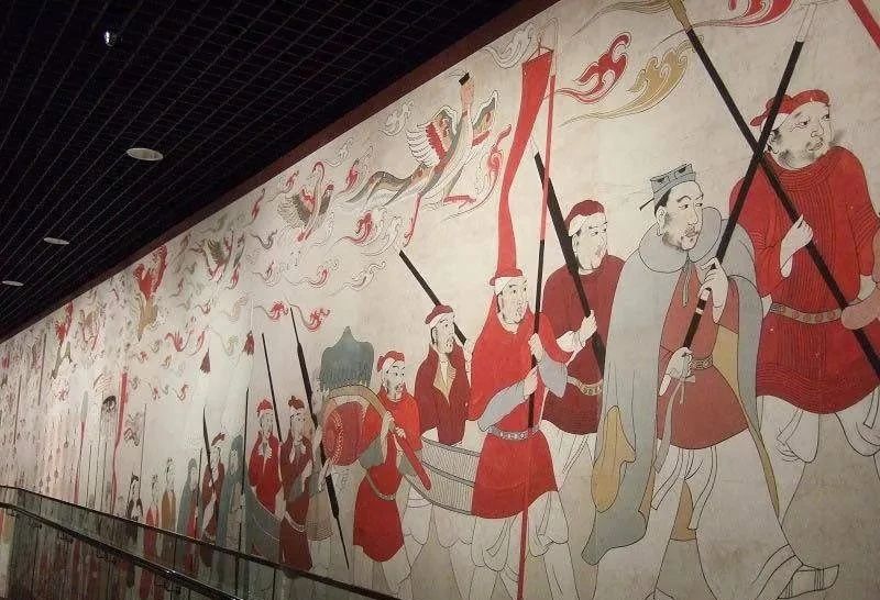 湾漳北朝大型壁画墓复原