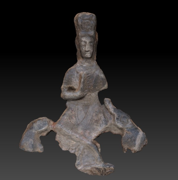 北魏交脚弥勒菩萨造像 上海博物馆藏&nbsp;（受访者供图）