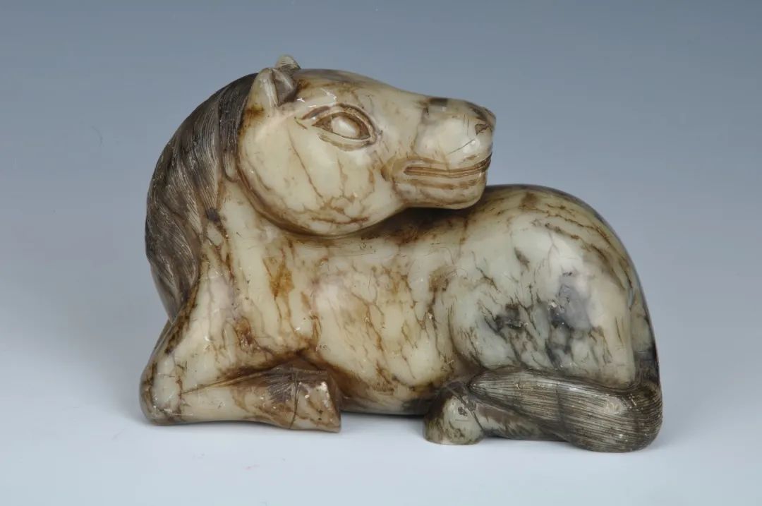 玉卧马&nbsp;唐&nbsp;青海省博物馆