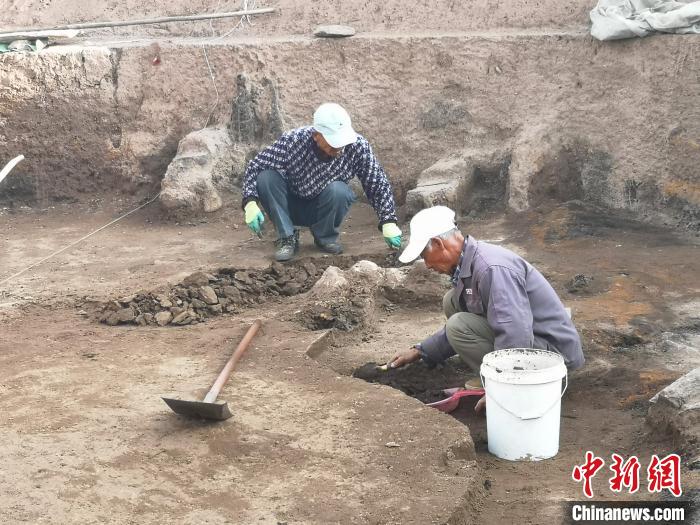 图为考古发掘现场。张文平 供图