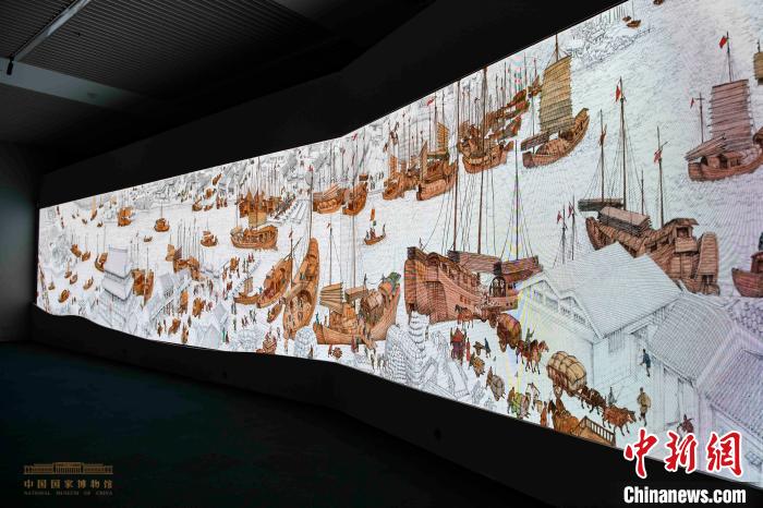 “穿越时空的大运河”数字影像 余冠辰 摄