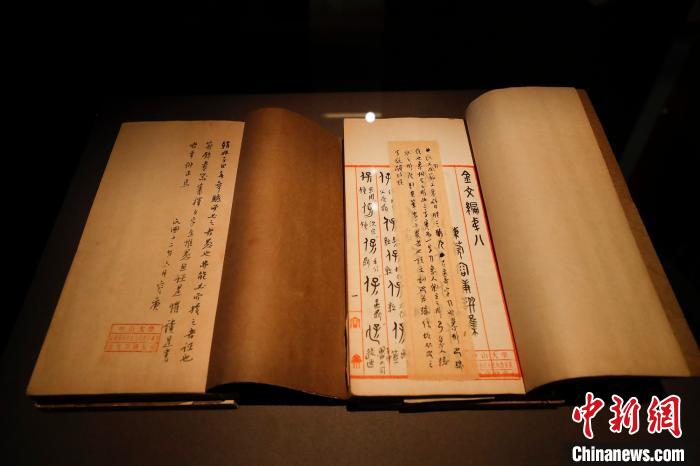 图为中山大学藏容庚的《金文编》手稿 杜洋 摄