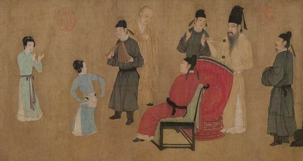 韩熙载夜宴图卷（局部）