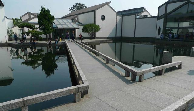 贝聿铭设计的苏州博物馆