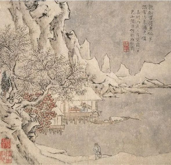 苏州博物馆西馆展陈书画作品