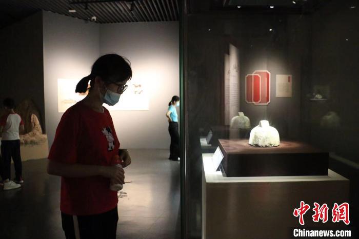 合肥市民在观展。 张强 摄 合肥市民在观展。 张强 摄