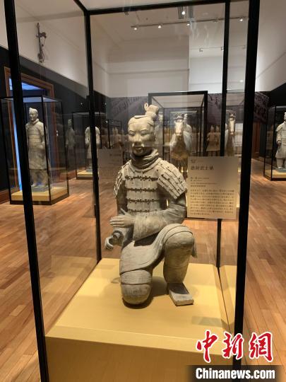 “兵马俑与古代中国—秦汉文明的遗产展览”在日本京都开幕。　陕西历史博物馆供图