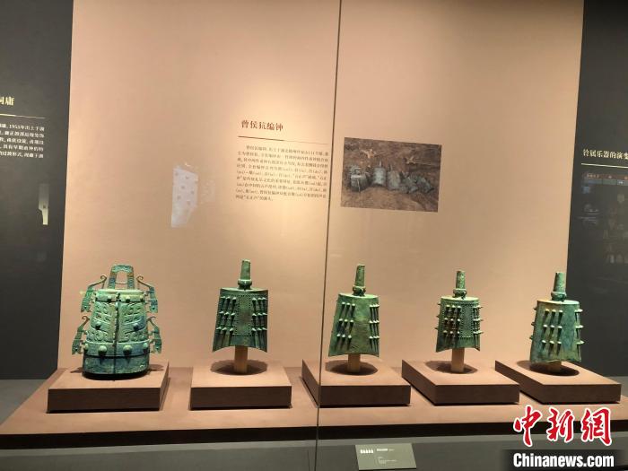 百余件音乐文物亮相湖北，系统展现礼乐制度发展 梁婷 摄