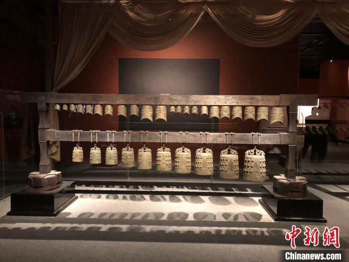 展览全国范围内遴选代表性音乐文物，展现中国礼乐文明的形成与发展过程 梁婷 摄